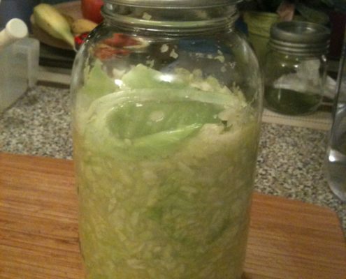 fermented cabbage